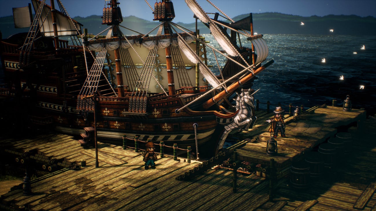 Zrzut ekranu z gry Octopath Traveler II