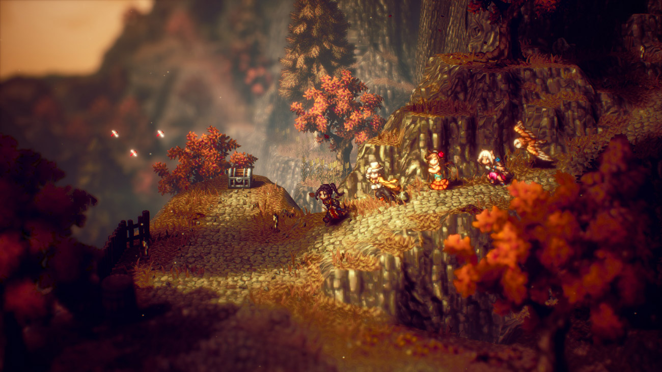 Zrzut ekranu z gry Octopath Traveler II