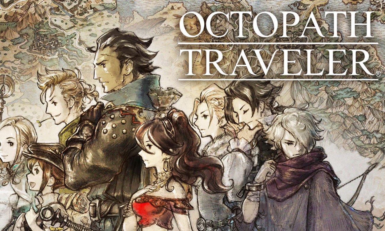 Grafika key art z gry Octopath Traveler