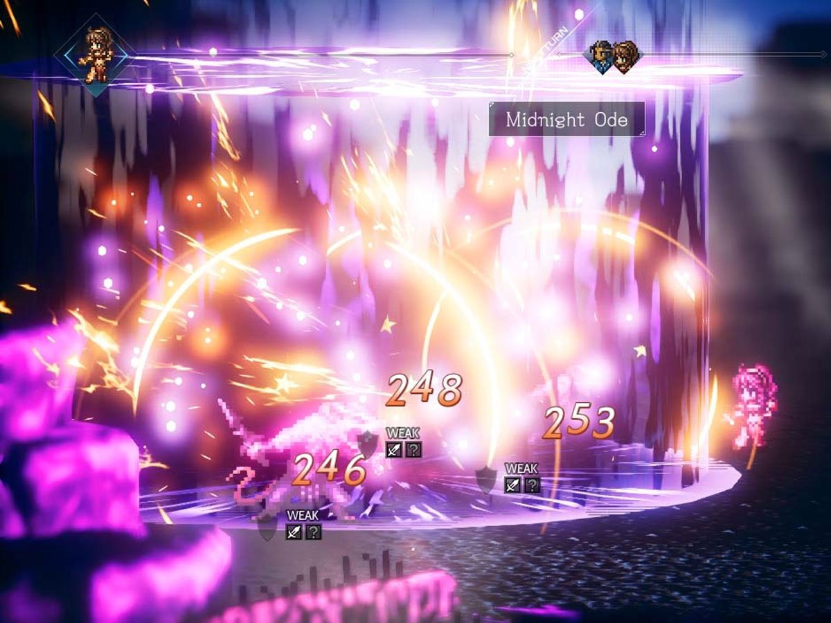 Zrzut ekranu screenshot z gry Octopath Traveler