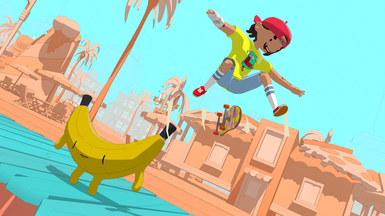 Zrzut ekranu z gry Olli Olli World