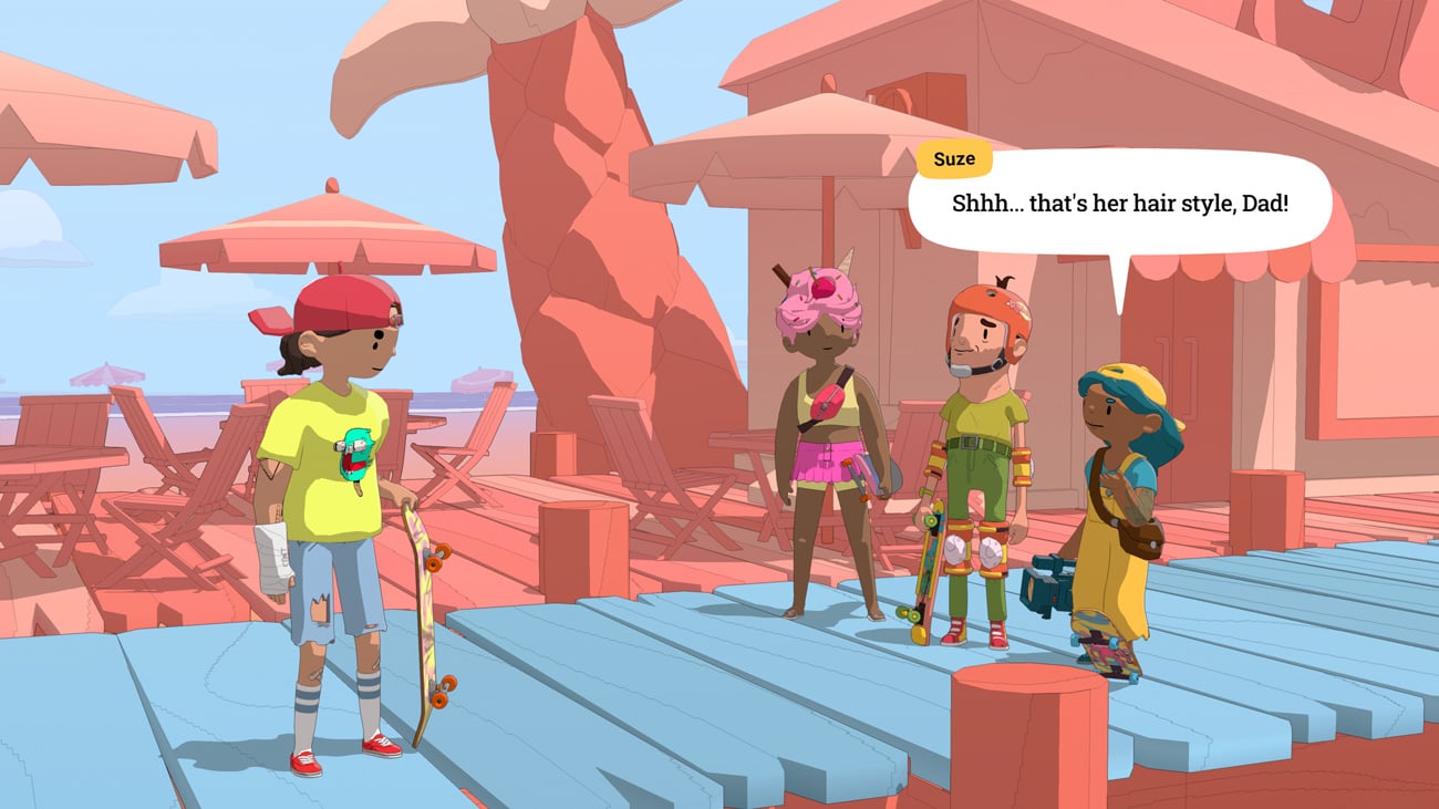 Zrzut ekranu z gry Olli Olli World
