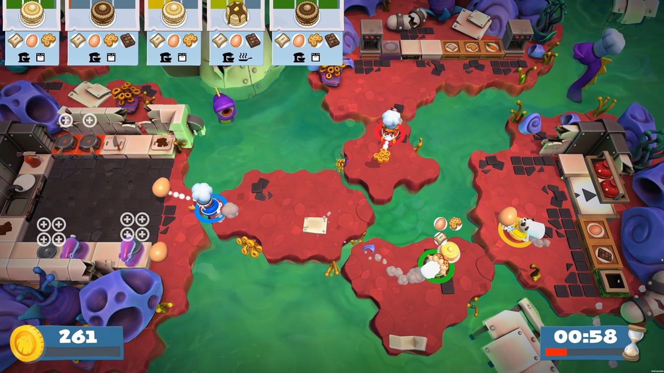 Zrzut ekranu z gry Overcooked! 2 na Nintendo Switch