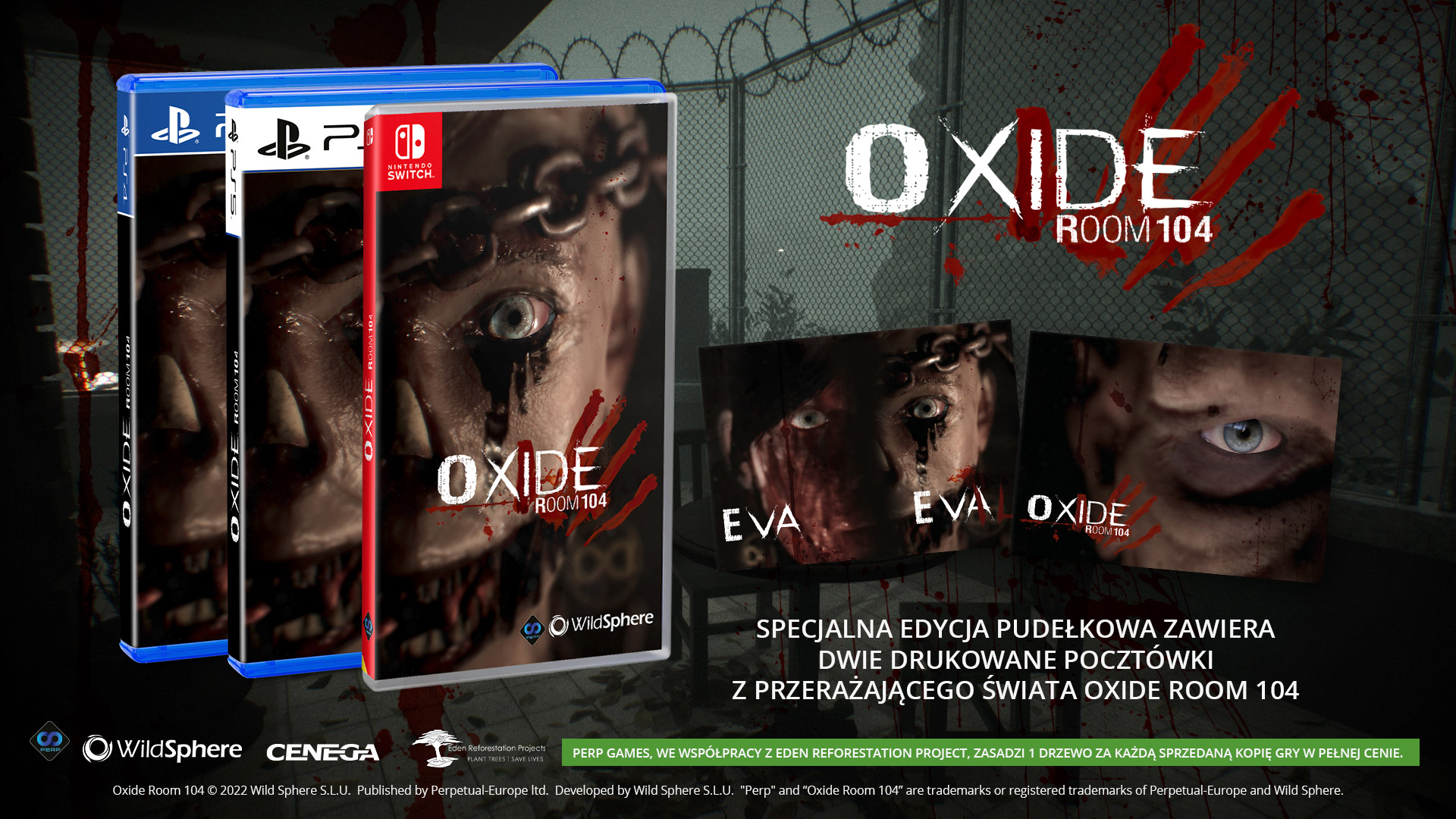 Dodatki do wydania pudełkowego gry Oxide Room 104
