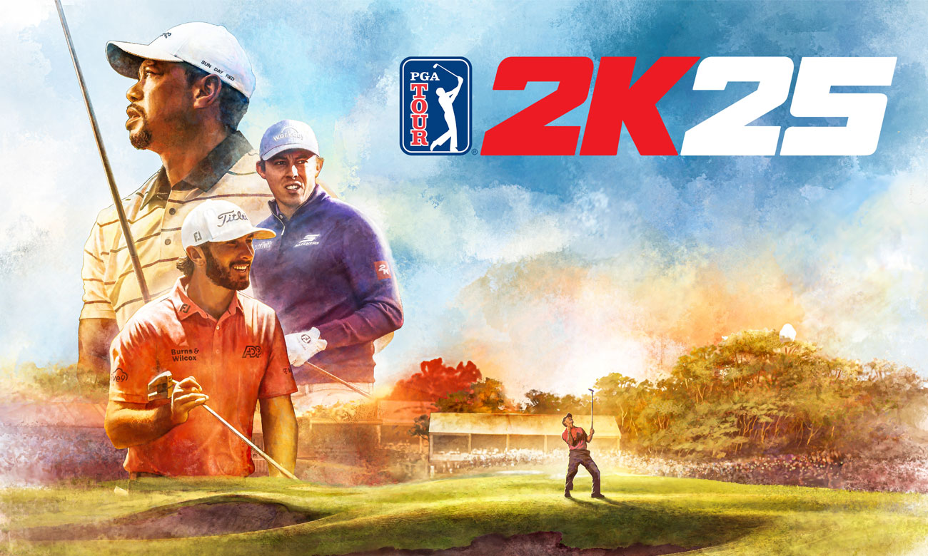Grafika key art z gry PGA Tour 2K25