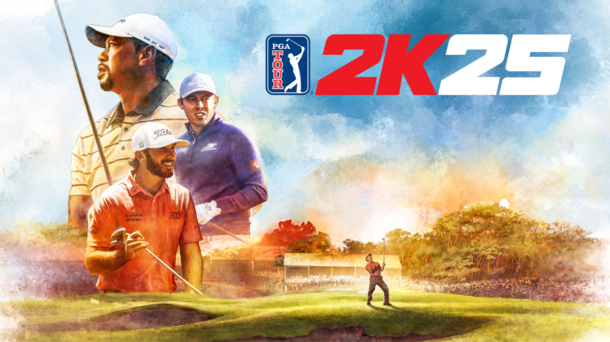 Grafika key art z gry PGA Tour 2K25