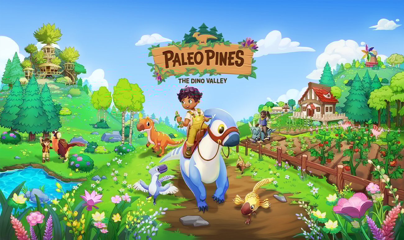 Grafika key art z gry Paleo Pines
