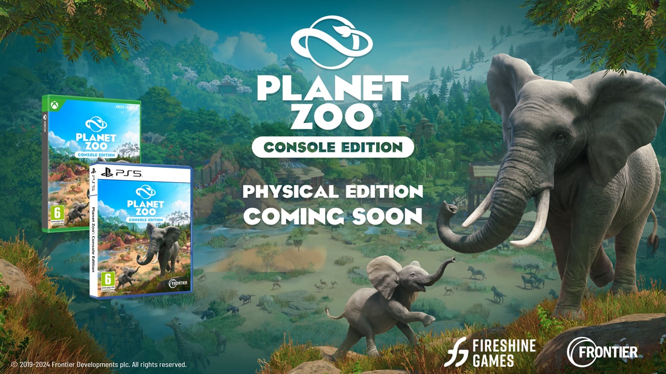 Grafika key art z gry Planet Zoo: Edycja konsolowa