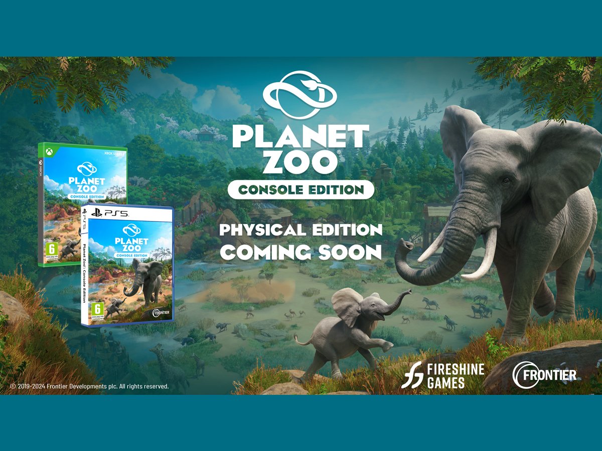 Grafika key art z gry Planet Zoo: Edycja konsolowa