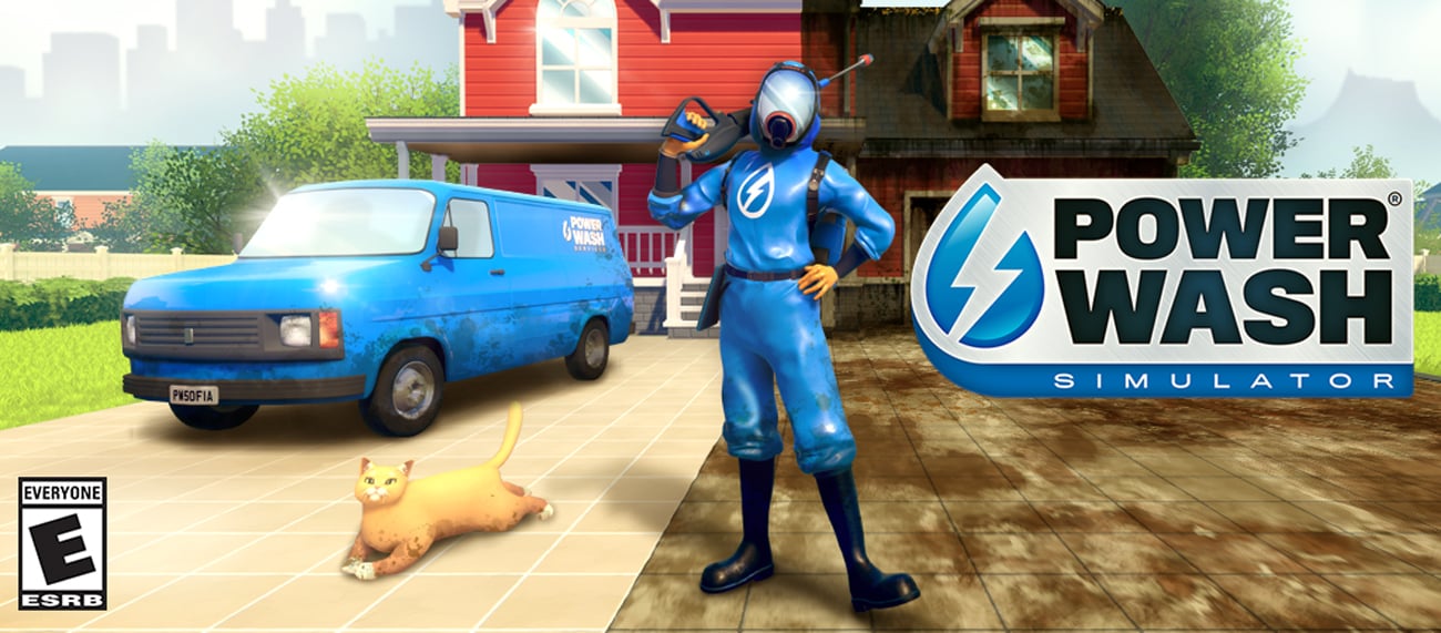 Grafika key art z gry PowerWash Simulator