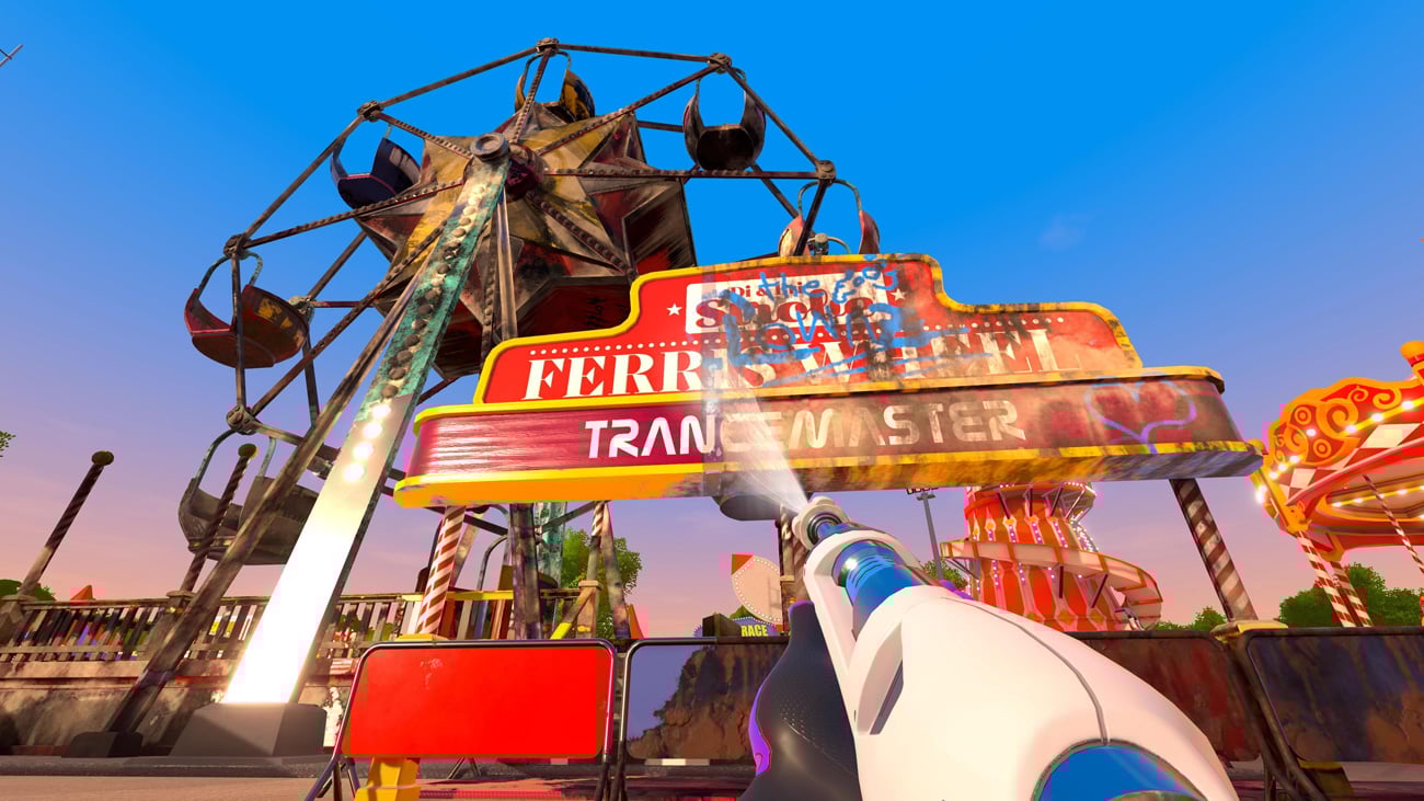 Zrzut ekranu screenshot z gry PowerWash Simulator