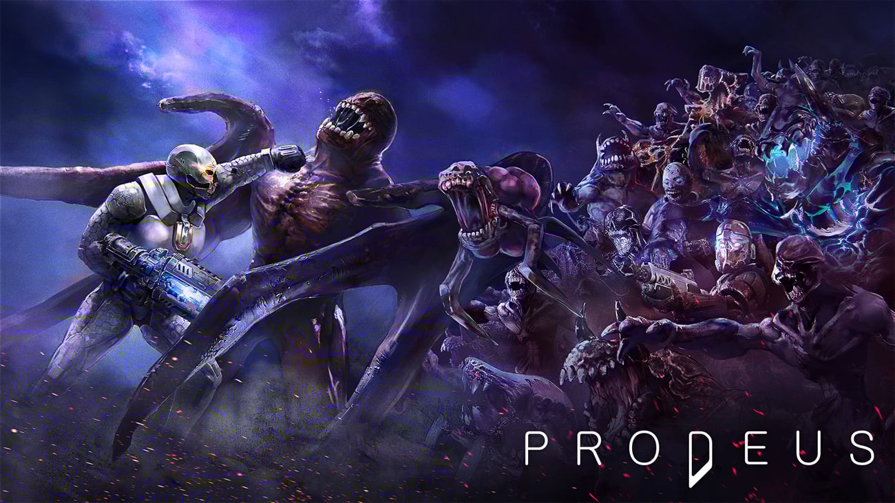 Grafika key art z gry Prodeus