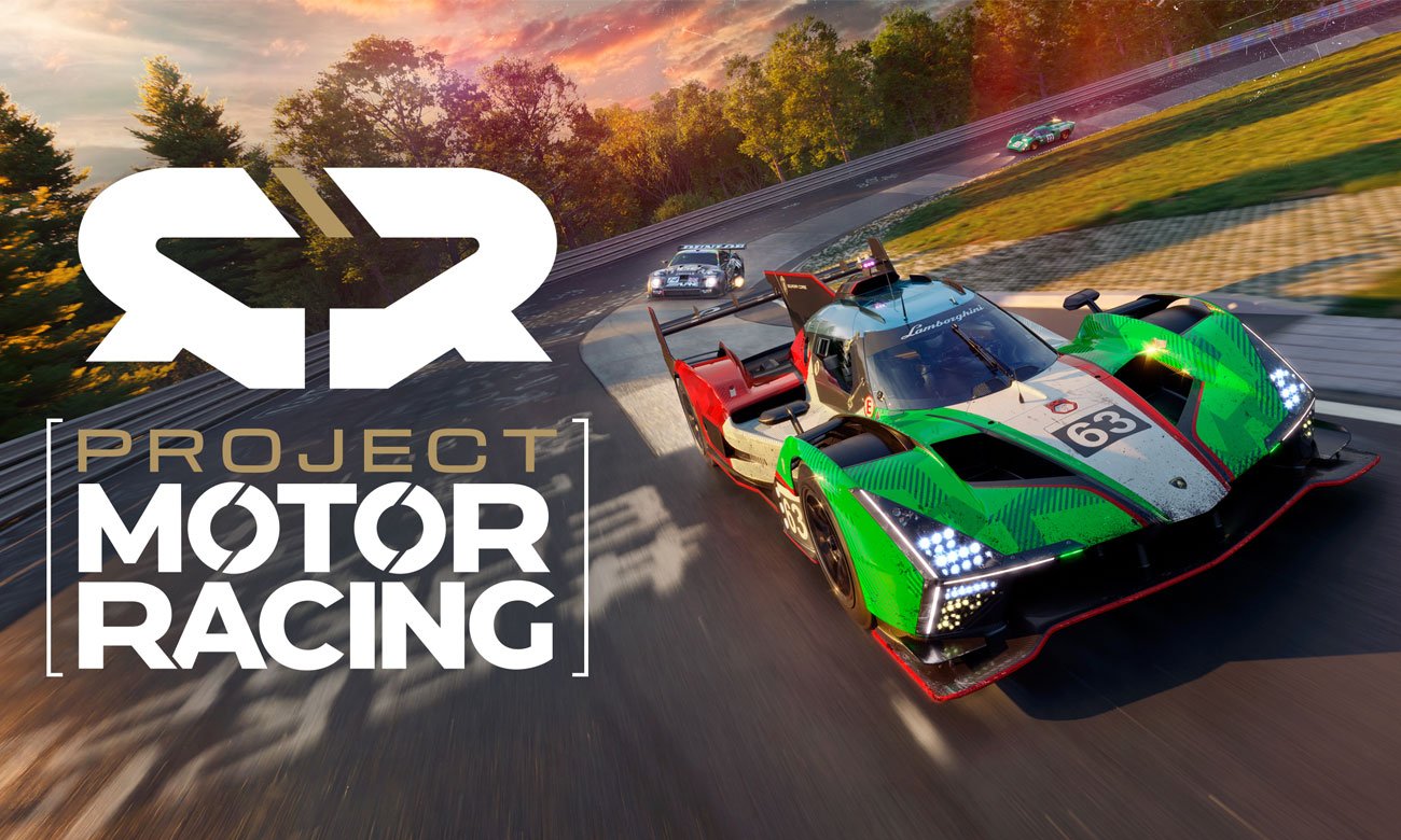 Grafika key art z gry Project Motor Racing