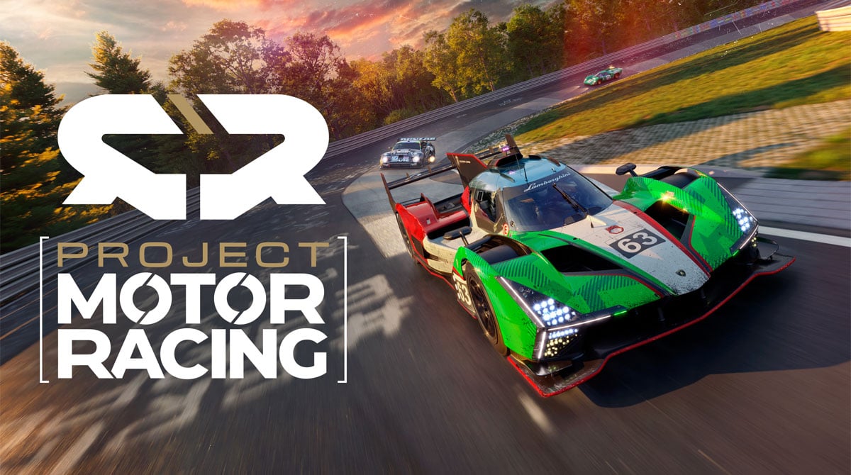 Grafika key art z gry Project Motor Racing