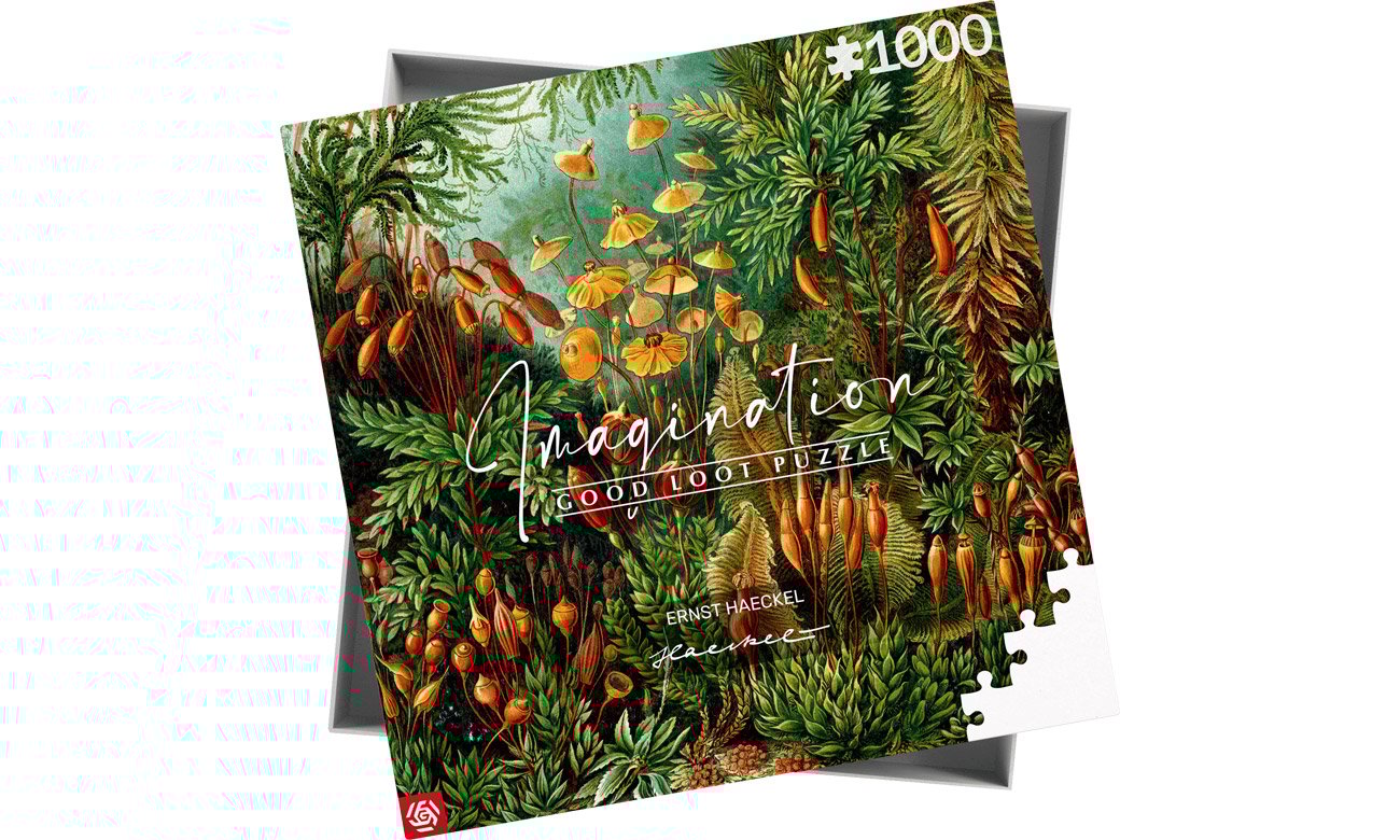 Puzzle Imagination: Ernst Haeckel - Muscinae - Widok ogólny