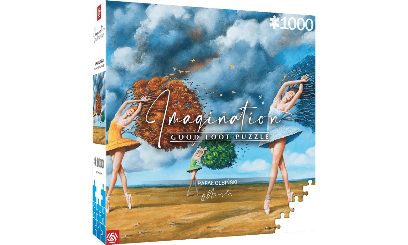 Puzzle Imagination: Rafał Olbiński – The Shape of Color Green - Widok ogólny