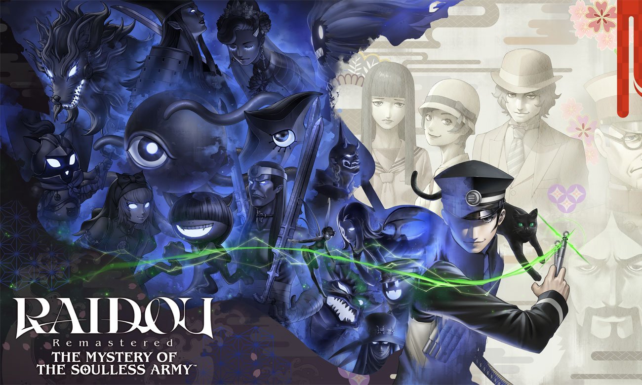 Grafika key art z gry Raidou: Remastered: The Mystery of the Soulless Army
