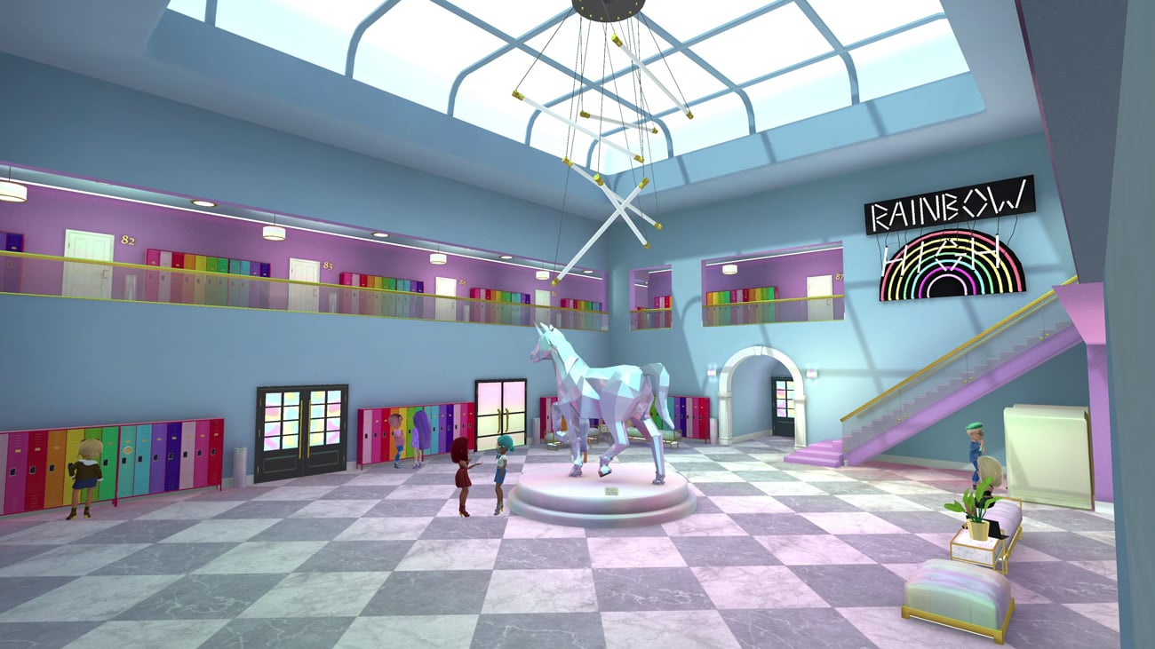 Zrzut ekranu screenshot z gry RAINBOW HIGH RUNWAY RUSH