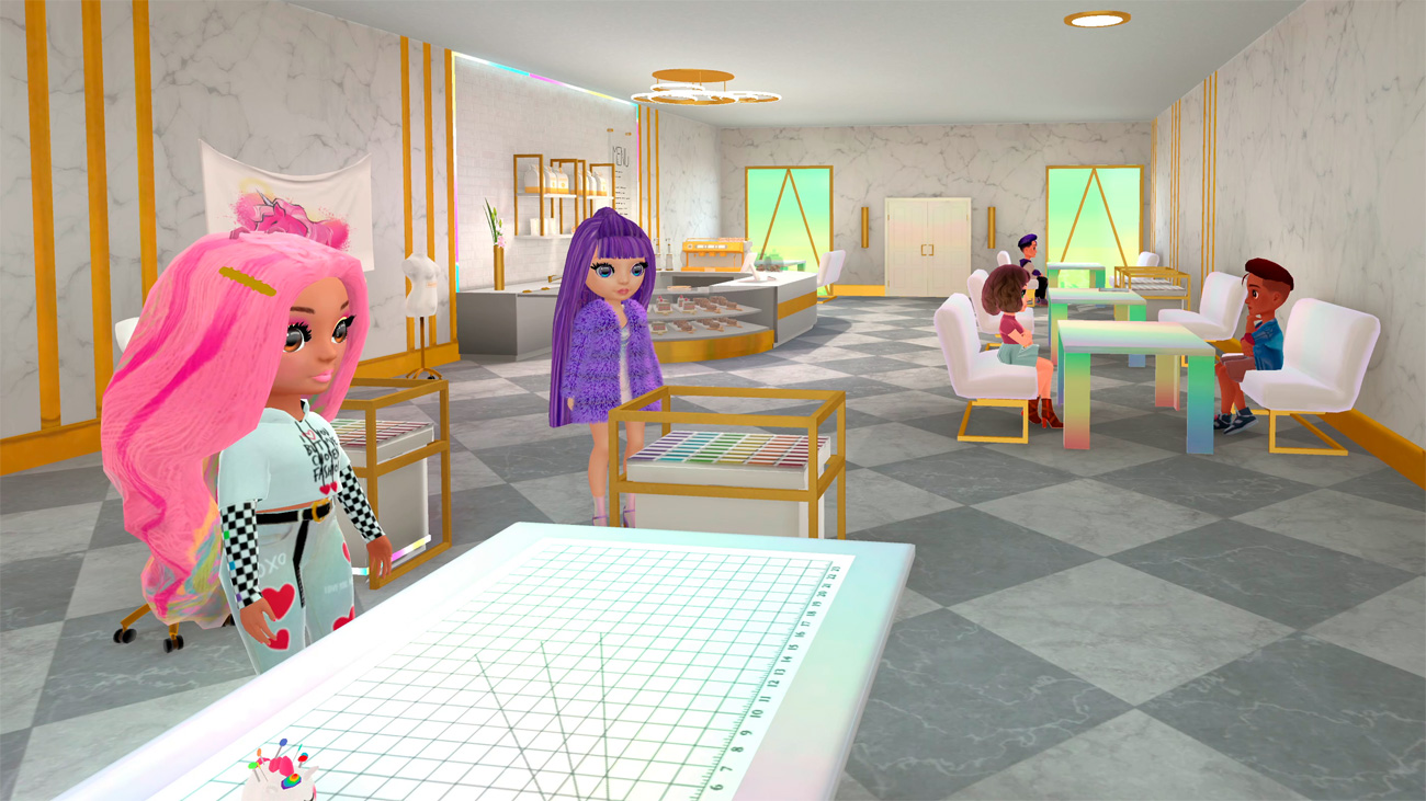 Zrzut ekranu screenshot z gry RAINBOW HIGH RUNWAY RUSH