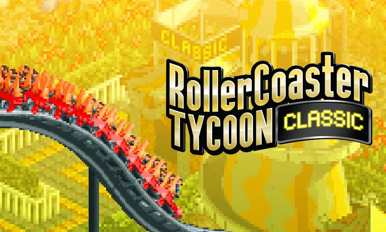 Grafika key art z gry RollerCoaster Tycoon Classic