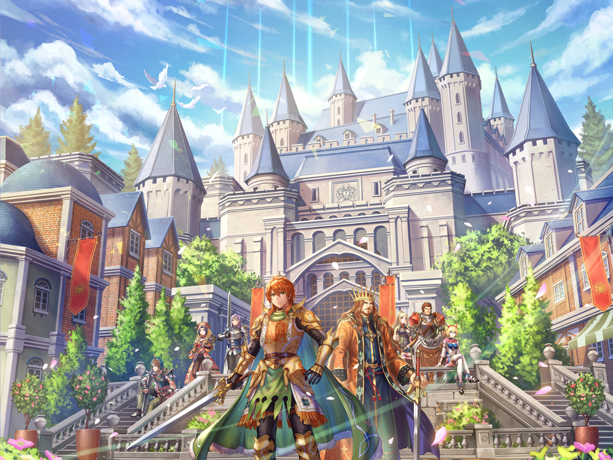 Grafika key art z gry Romancing SaGa 2: Revenge of the Seven