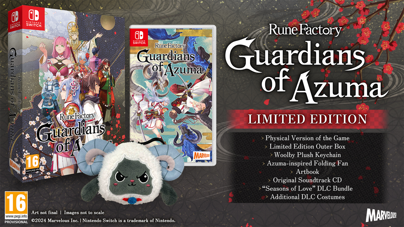 Zawartość Edycji Limitowanej gry Rune Factory: Guardians of Azuma
