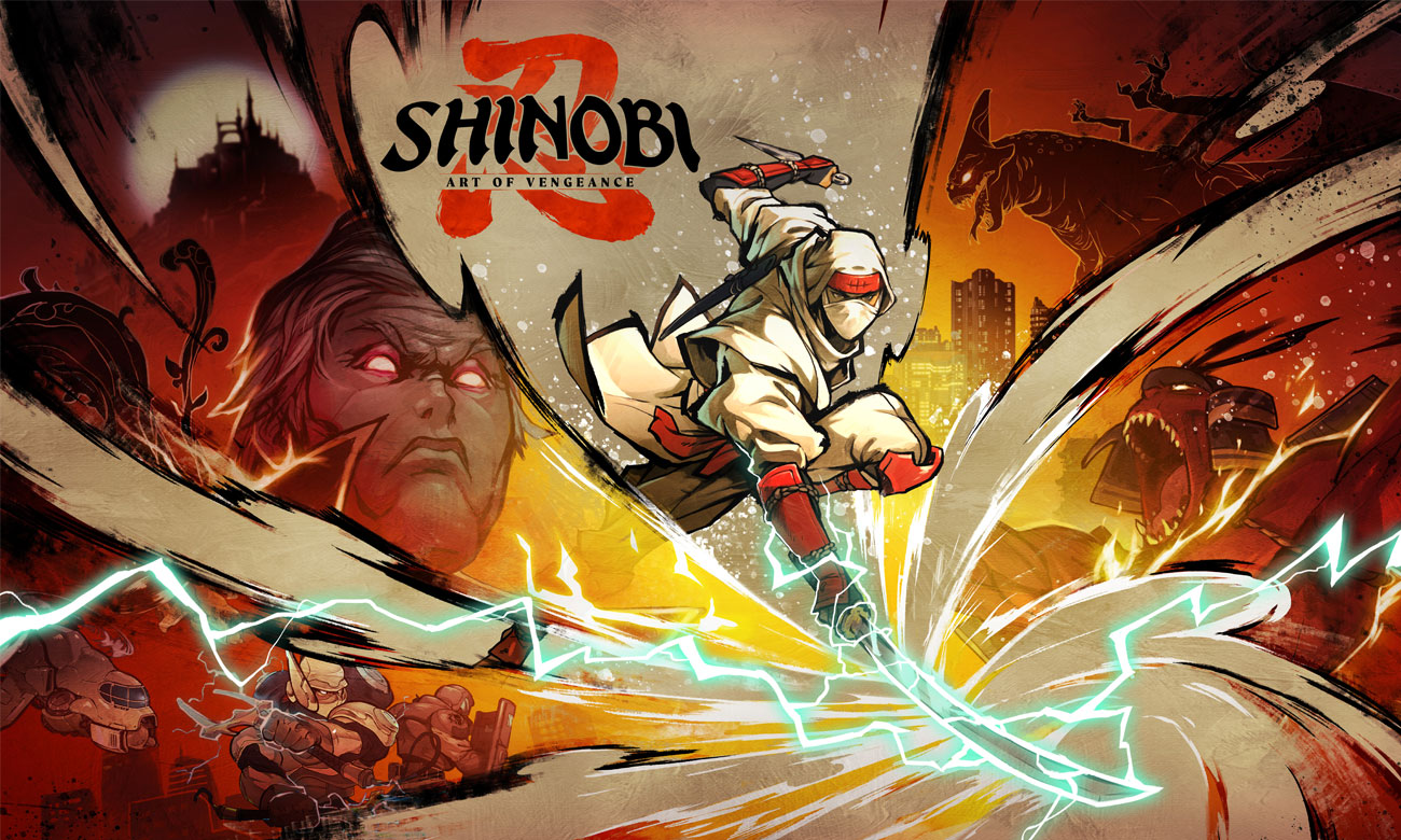Grafika key art z gry SHINOBI: Art of Vengeance