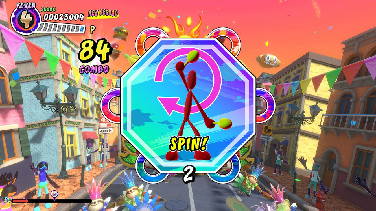 Zrzut ekranu screenshot z gry Samba de Amigo: Party Central