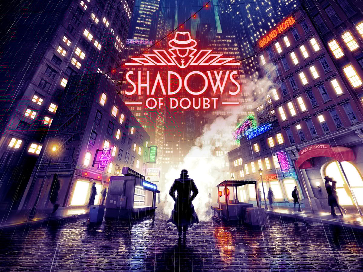Grafika key art z gry Shadows of Doubt
