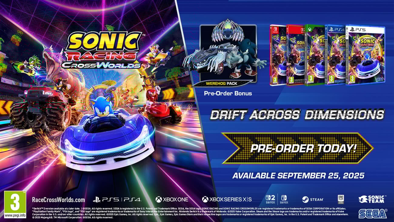Grafika preorder Sonic Racing: CrossWorlds