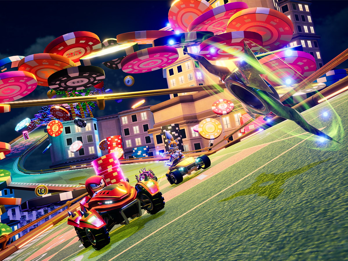 Zrzut ekranu screenshot z gry Sonic Racing: CrossWorlds