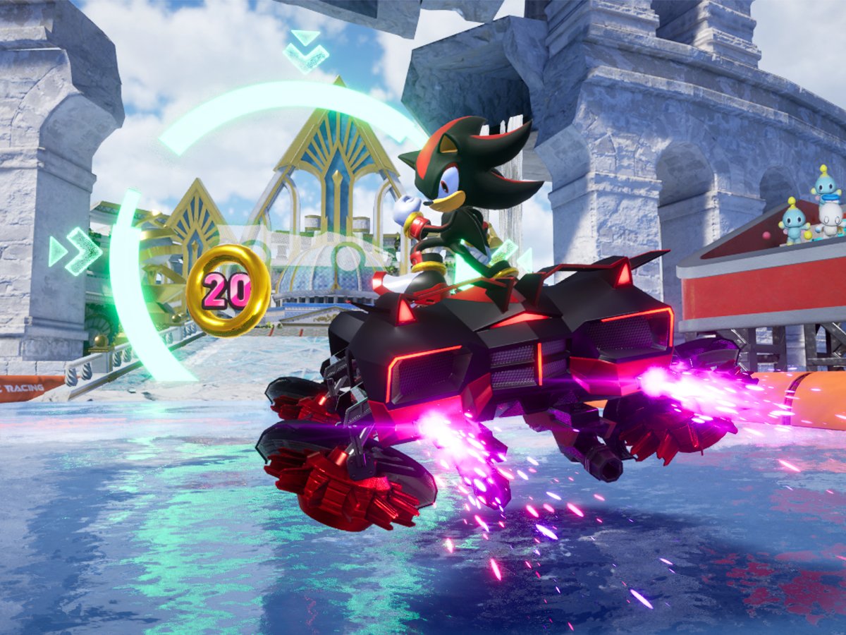 Zrzut ekranu screenshot z gry Sonic Racing: CrossWorlds