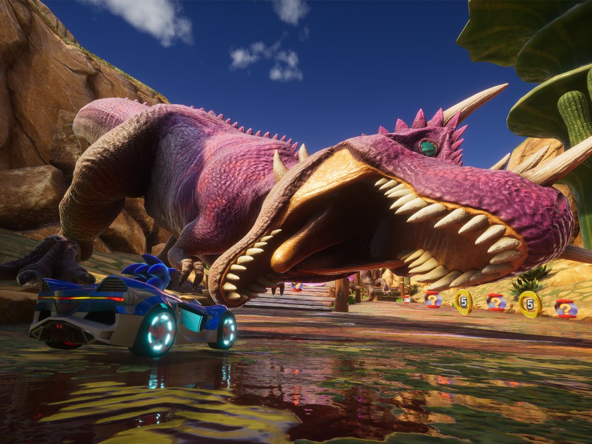 Zrzut ekranu screenshot z gry Sonic Racing: CrossWorlds