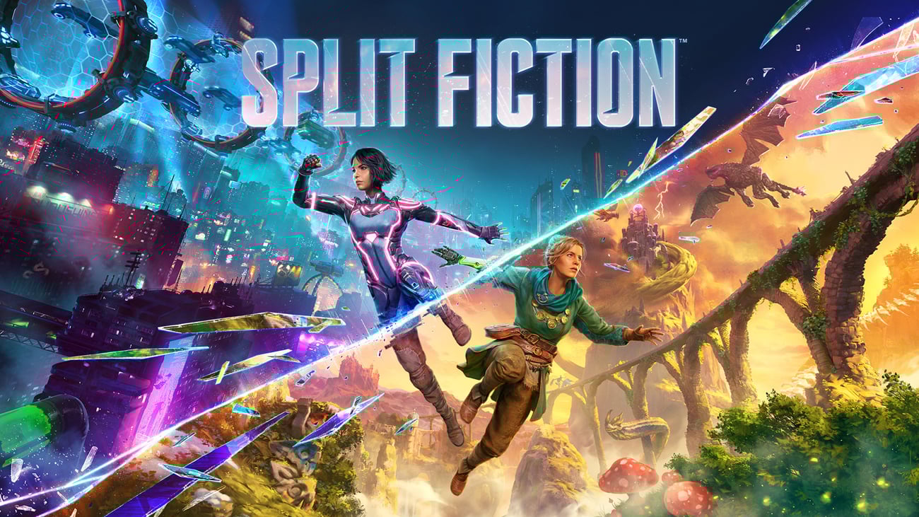 Grafika key art z gry Split Fiction