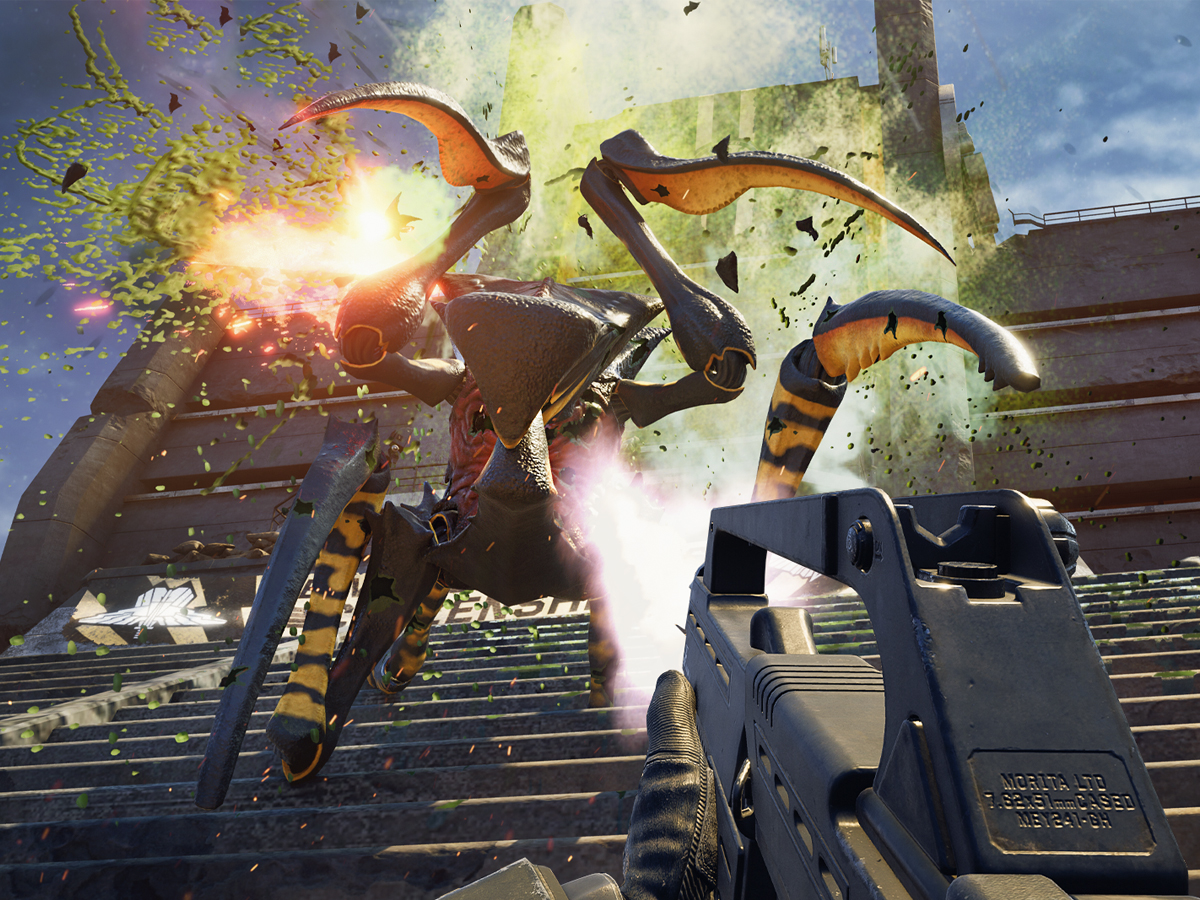 Zrzut ekranu screenshot z gry Starship Troopers: Extermination
