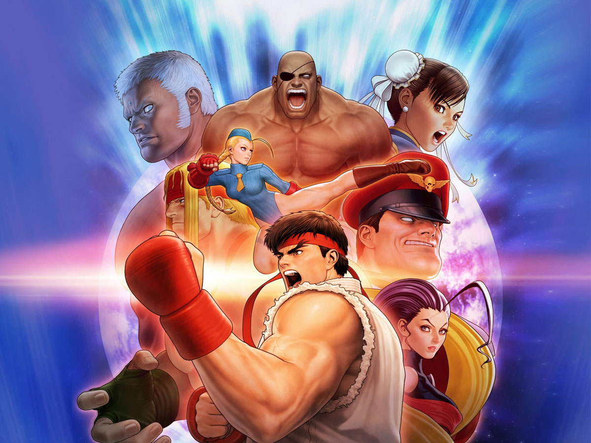 Grafika key art z Street Fighter 30th Anniversary Collection