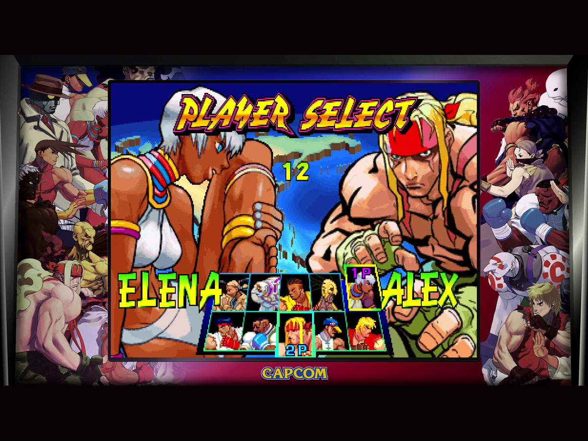 Zrzut ekranu screenshot z Street Fighter 30th Anniversary Collection
