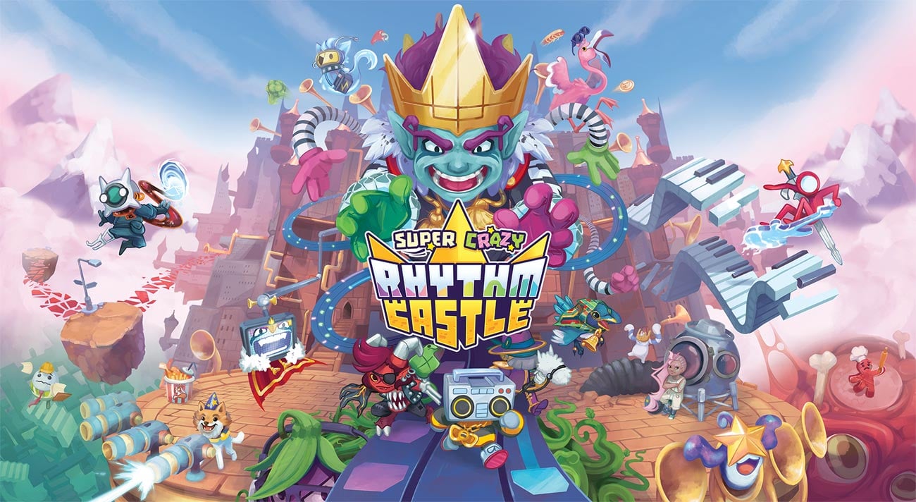 Grafika key art z gry Super Crazy Rhythm Castle
