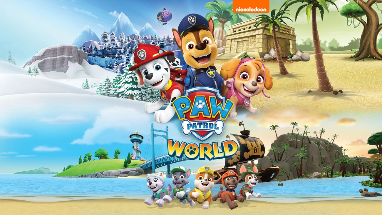 Grafika key art z gry Świat Psiego Patrolu