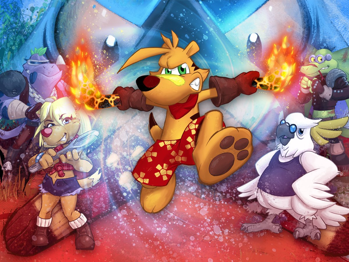 Grafika key art z TY the Tasmanian Tiger HD: Bush Rescue Bundle