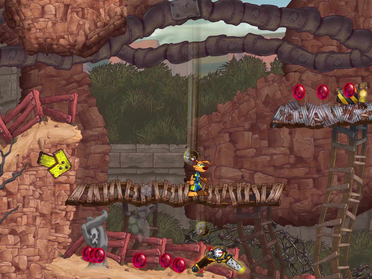 Zrzut ekranu screenshot z gry TY the Tasmanian Tiger 4: Bush Rescue Returns