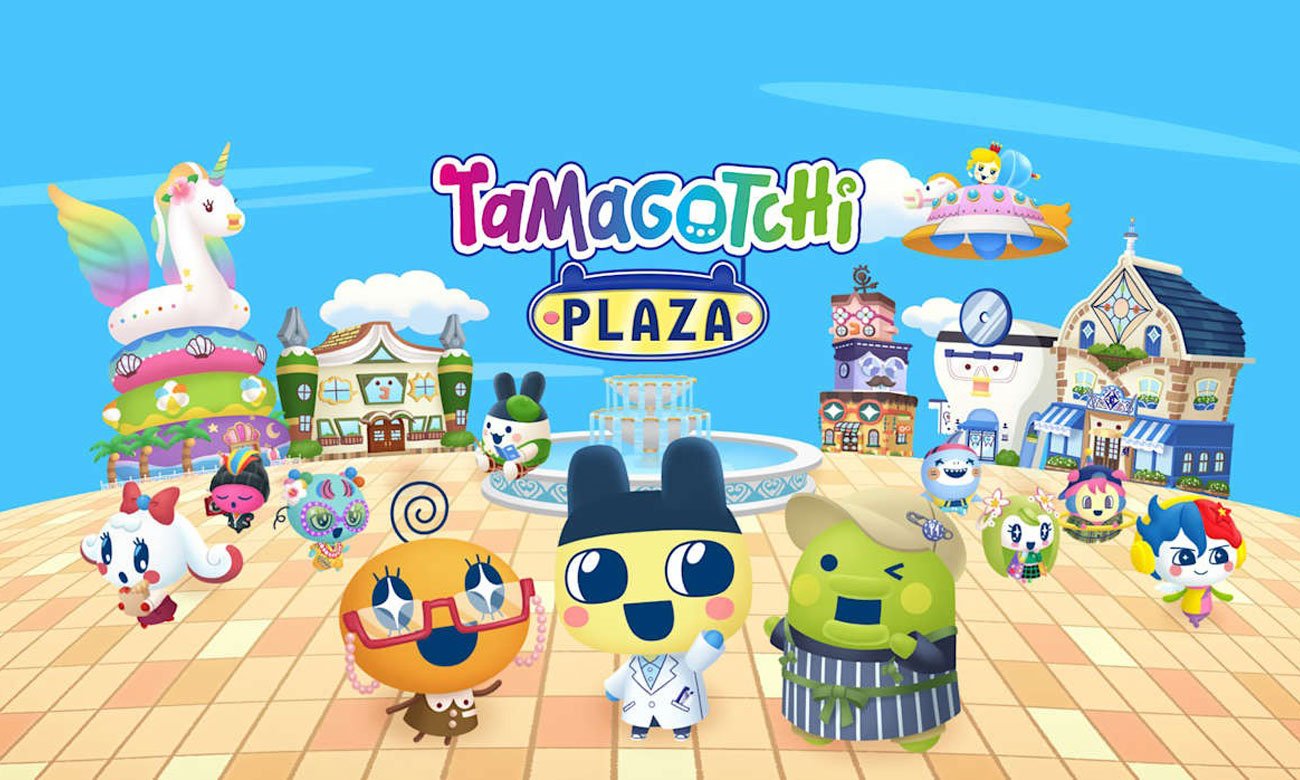 Grafika key art z gry Tamagotchi Plaza