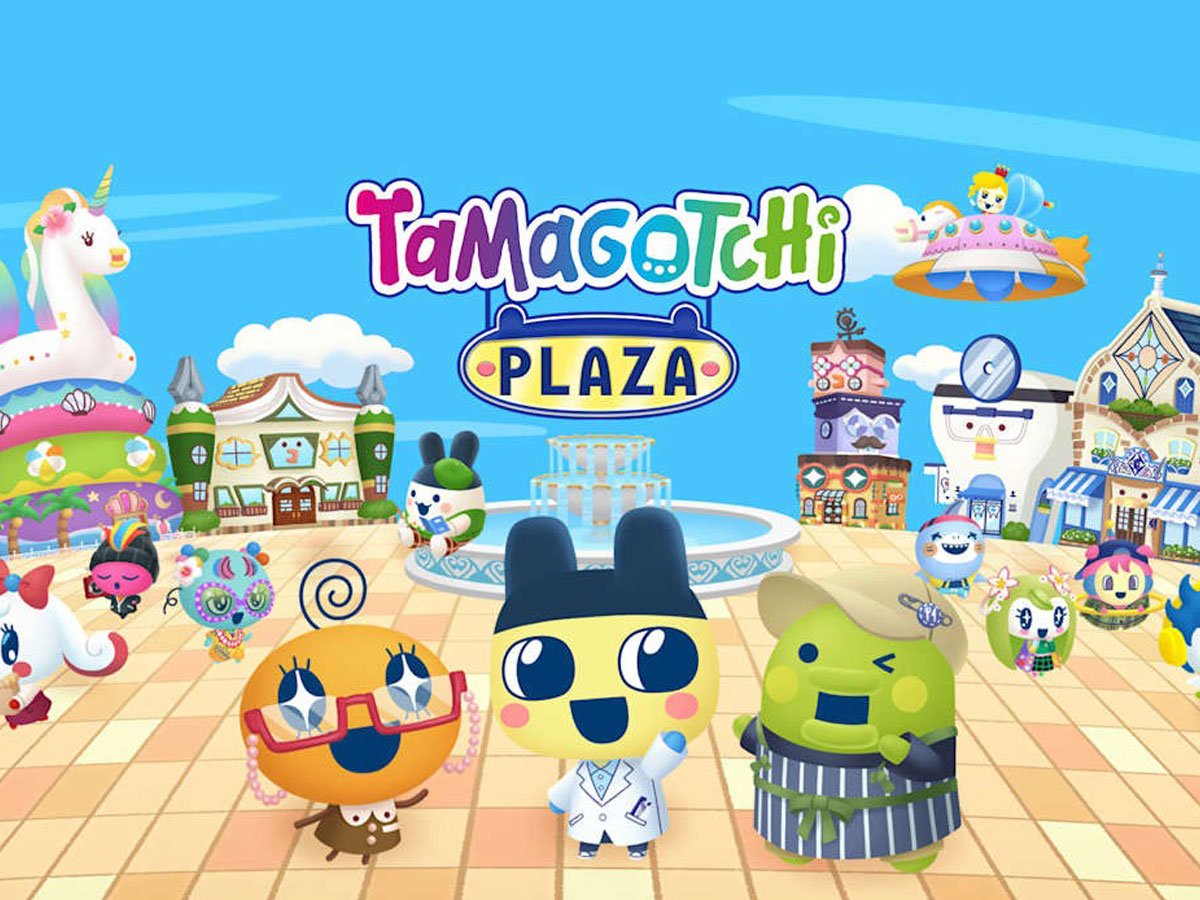 Grafika key art z gry Tamagotchi Plaza