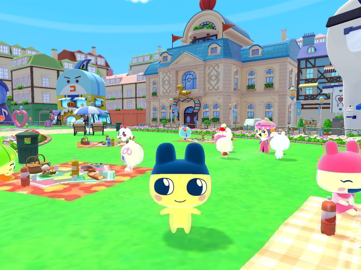 Zrzut ekranu screenshot z gry Tamagotchi Plaza