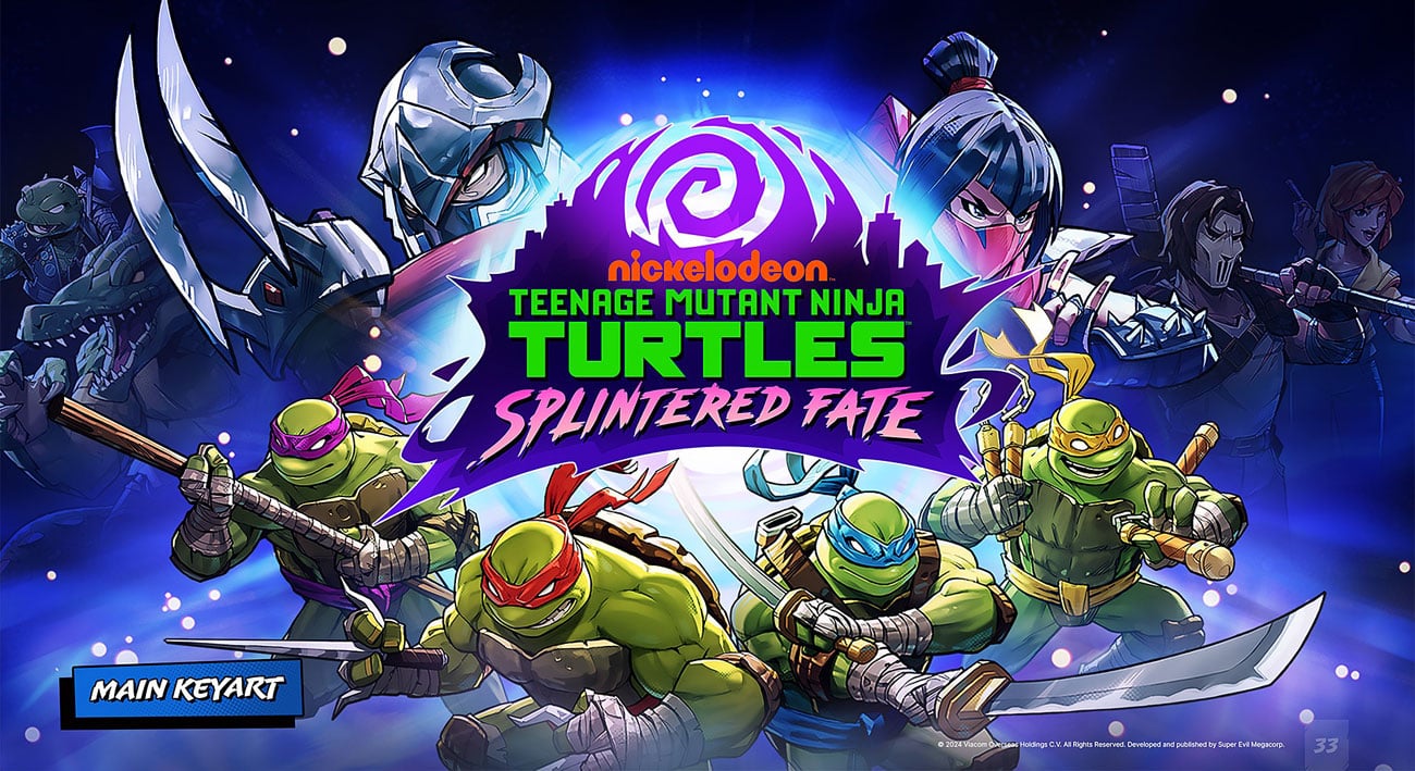Grafika key art z gry Teenage Mutant Ninja Turtles: Splintered Fate