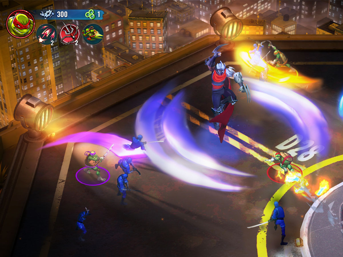 Zrzut ekranu screenshot z gry Teenage Mutant Ninja Turtles: Splintered Fate