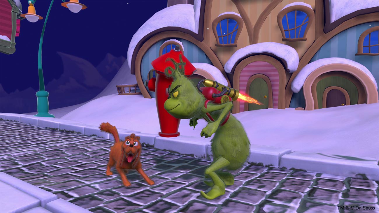 Zrzut ekranu screenshot z gry The Grinch Świąteczne Przygody