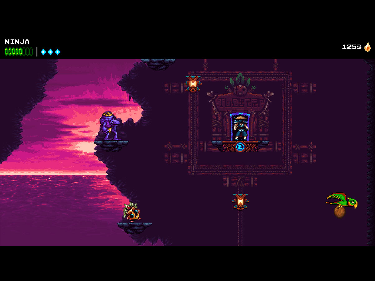 Zrzut ekranu screenshot z gry The Messenger DLC Picnic Panic!