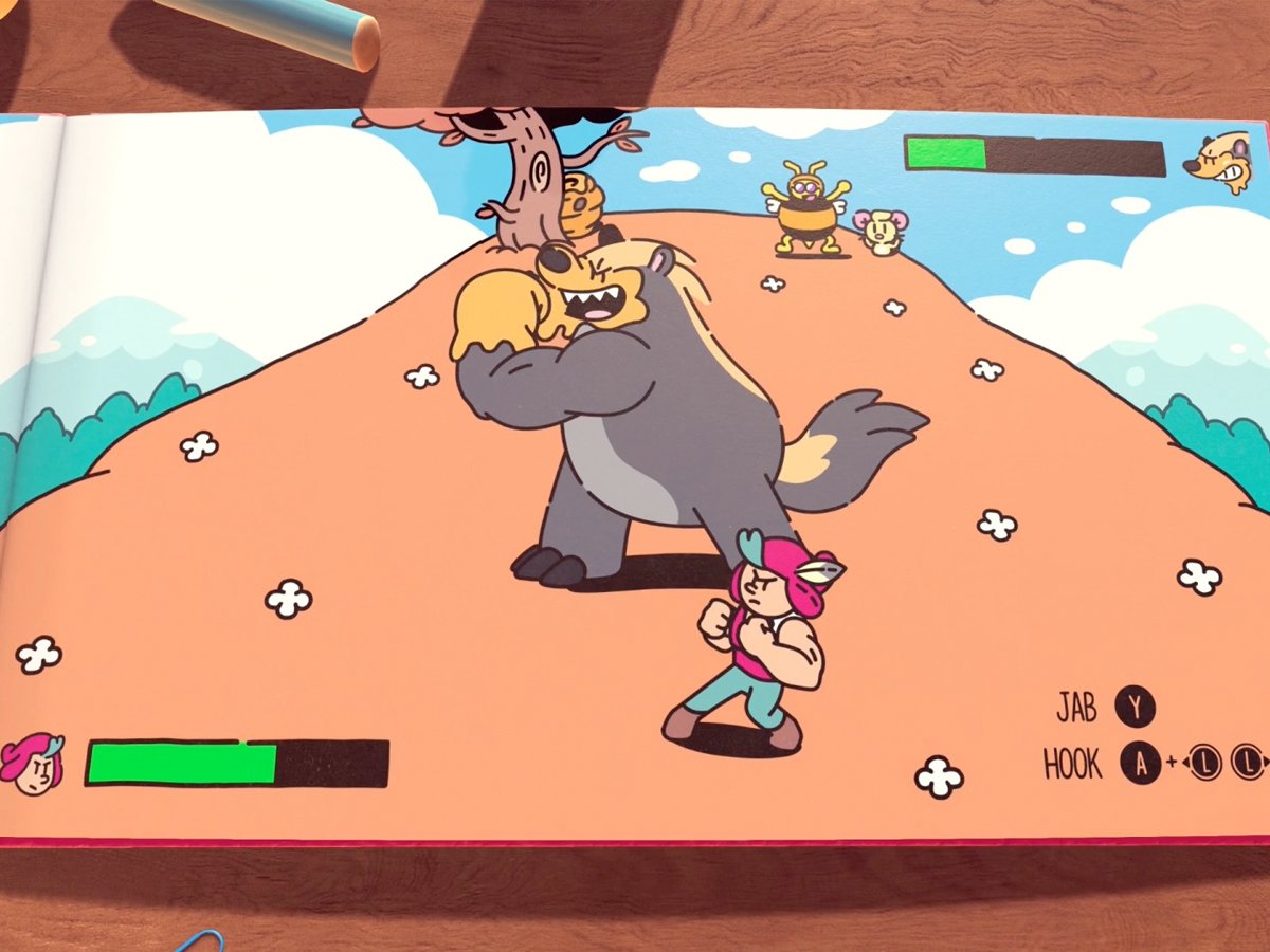 Zrzut ekranu screenshot z gry The Plucky Squire