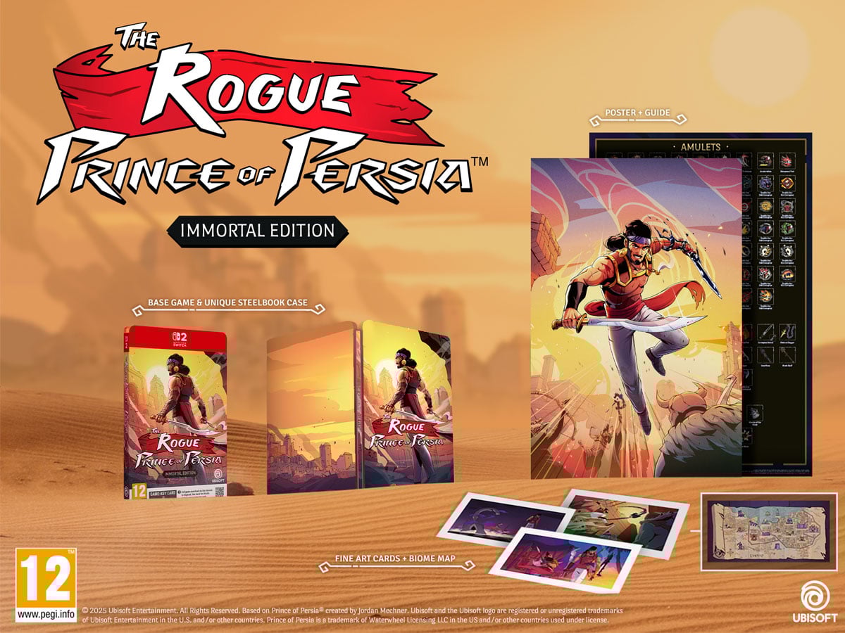 Zawartość The Rogue Prince of Persia: Immortal Edition